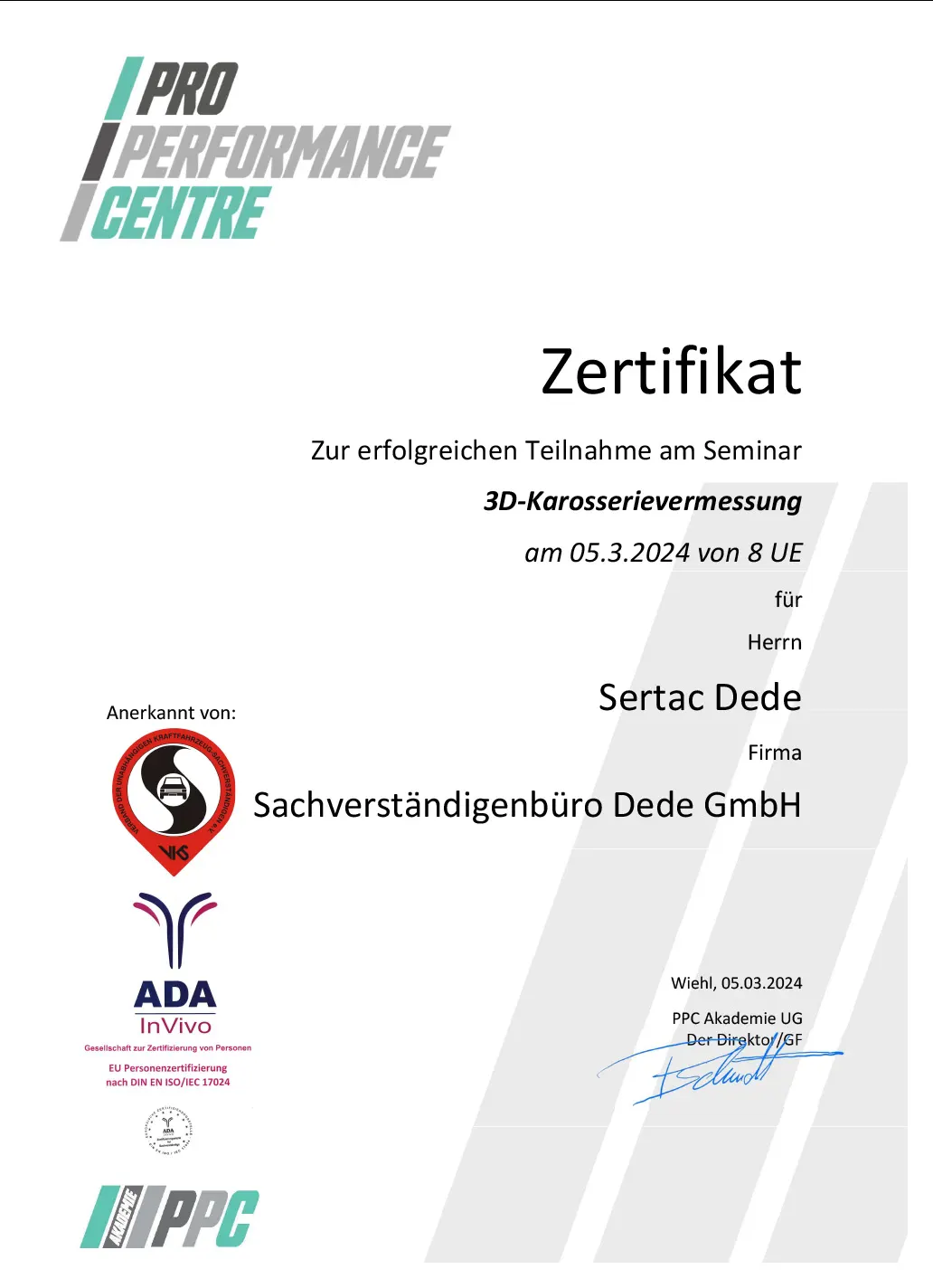 sertac-dede-zertifikat-3d-karroserievermessung-ppc